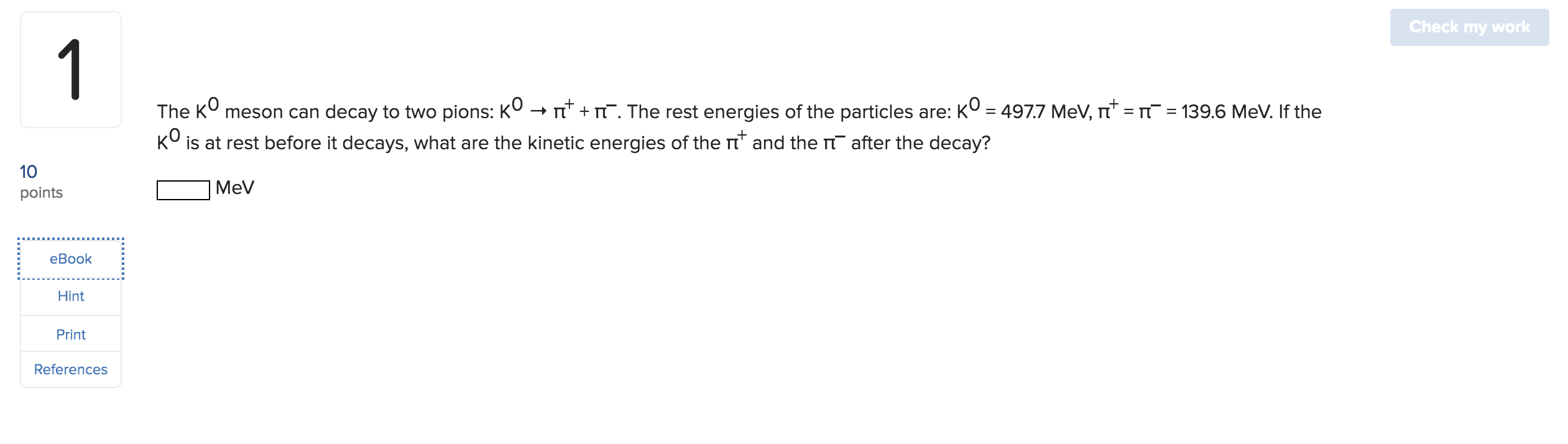 Physics Assignment